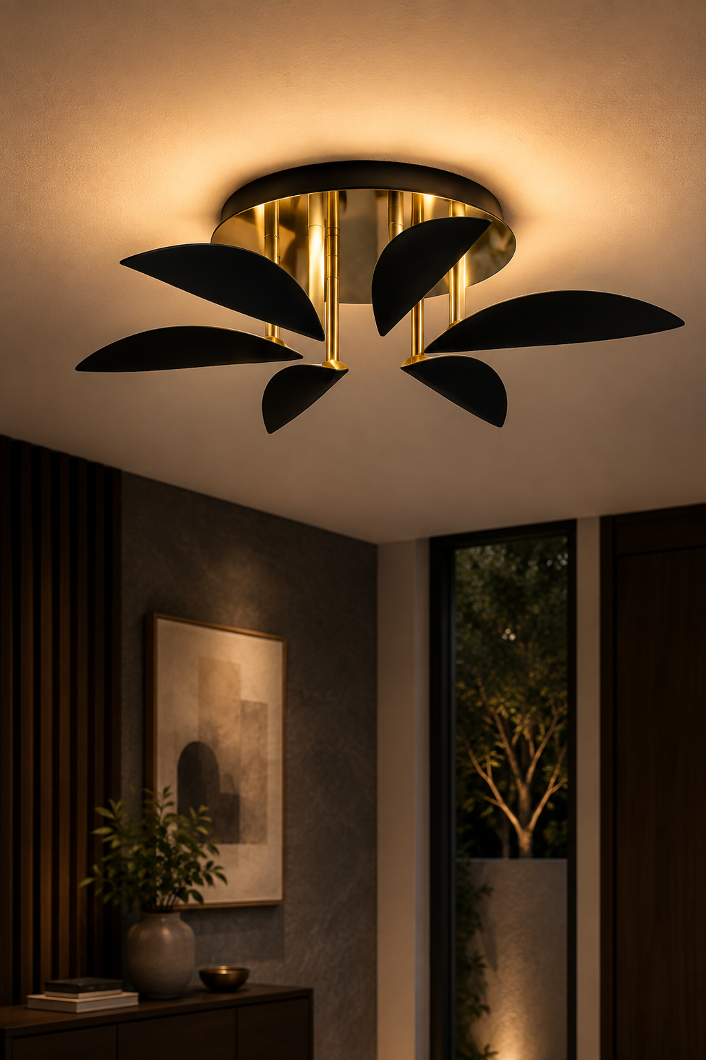 Ceiling lights collection featuring flush and semi-flush ceiling fixtures