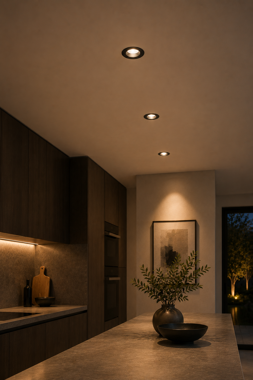 Downlights and spot lights collection featuring recessed and directional ceiling fixtures